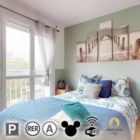 Proche Disney & Paris-2 Min Gare Noisy-le-Grand Exterior foto